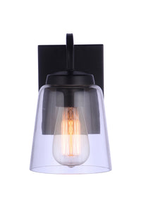 Craftmade - 16306FB1 - One Light Wall Sconce - Elsa - Flat Black