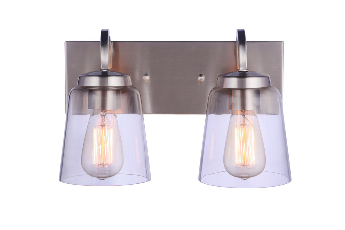 Craftmade - 16314BNK2 - Two Light Vanity - Elsa - Brushed Polished Nickel
