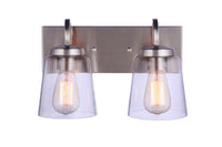 Craftmade - 16314BNK2 - Two Light Vanity - Elsa - Brushed Polished Nickel