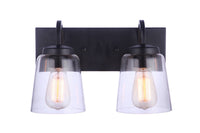 Craftmade - 16314FB2 - Two Light Vanity - Elsa - Flat Black