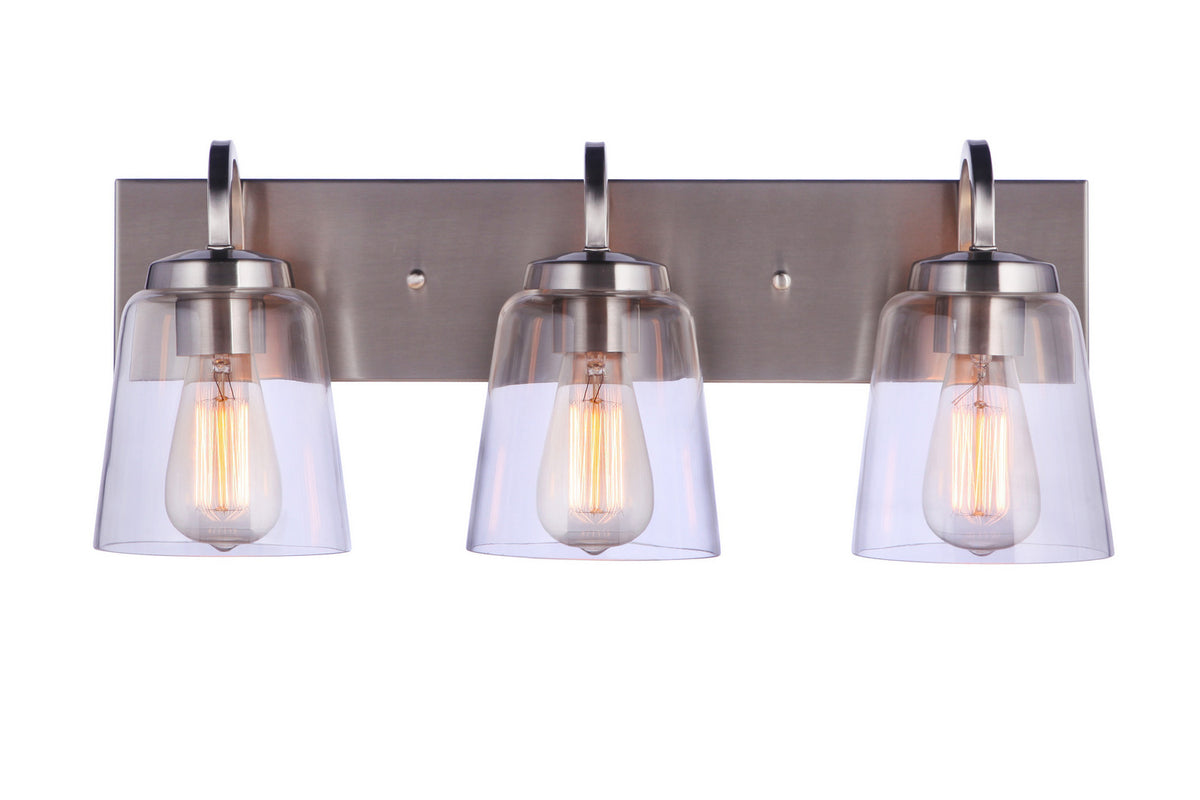 Craftmade - 16323BNK3 - Three Light Vanity - Elsa - Brushed Polished Nickel