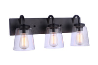 Craftmade - 16323FB3 - Three Light Vanity - Elsa - Flat Black