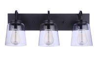 Craftmade - 16323FB3 - Three Light Vanity - Elsa - Flat Black