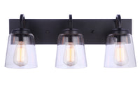 Craftmade - 16323FB3 - Three Light Vanity - Elsa - Flat Black