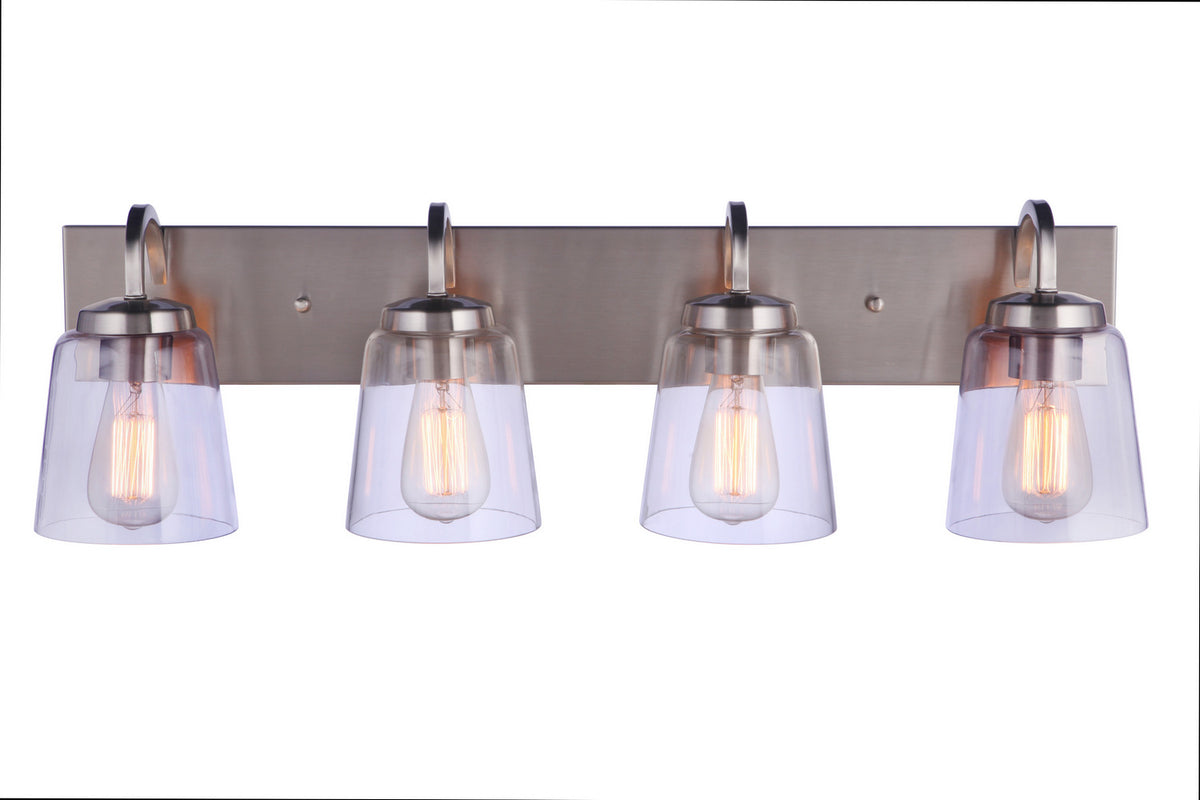 Craftmade - 16331BNK4 - Four Light Vanity - Elsa - Brushed Polished Nickel