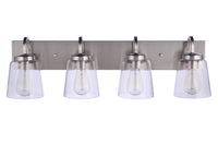 Craftmade - 16331BNK4 - Four Light Vanity - Elsa - Brushed Polished Nickel