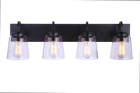 Craftmade - 16331FB4 - Four Light Vanity - Elsa - Flat Black