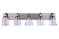 Craftmade - 16340BNK5 - Five Light Vanity - Elsa - Brushed Polished Nickel