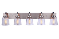 Craftmade - 16340BNK5 - Five Light Vanity - Elsa - Brushed Polished Nickel