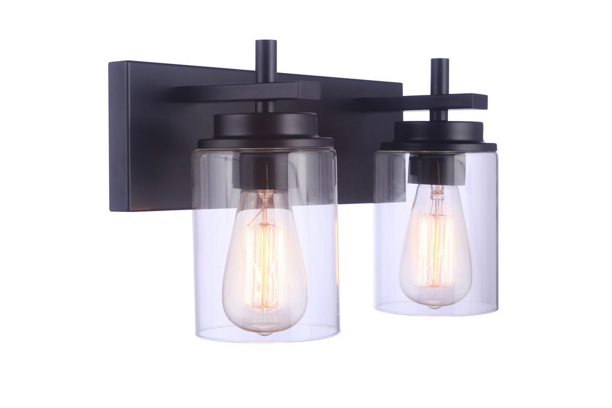 Craftmade - 17414FB2 - Two Light Vanity - Reeves - Flat Black