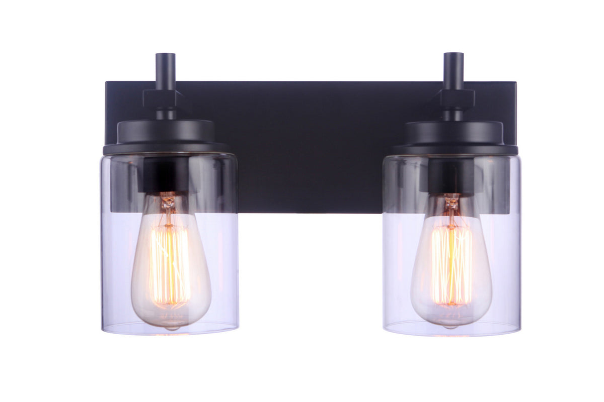 Craftmade - 17414FB2 - Two Light Vanity - Reeves - Flat Black