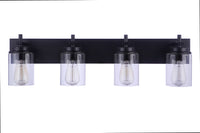 Craftmade - 17432FB4 - Four Light Vanity - Reeves - Flat Black