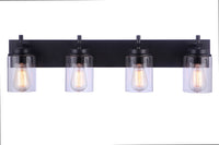 Craftmade - 17432FB4 - Four Light Vanity - Reeves - Flat Black