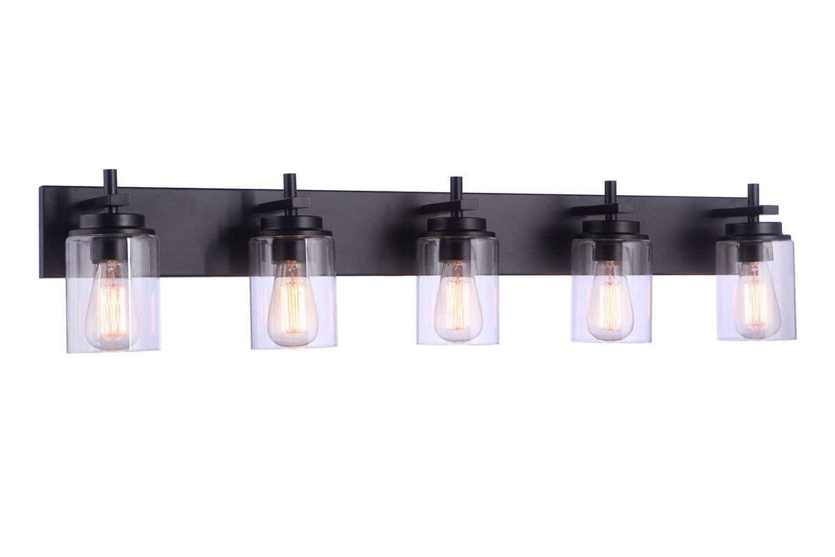 Craftmade - 17441FB5 - Five Light Vanity - Reeves - Flat Black