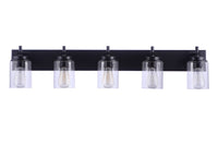 Craftmade - 17441FB5 - Five Light Vanity - Reeves - Flat Black