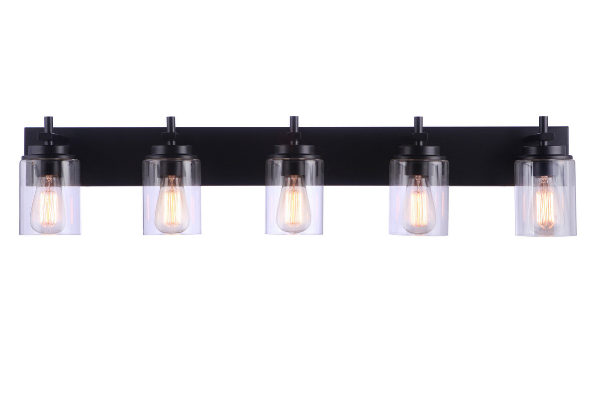 Craftmade - 17441FB5 - Five Light Vanity - Reeves - Flat Black