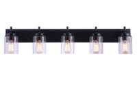 Craftmade - 17441FB5 - Five Light Vanity - Reeves - Flat Black