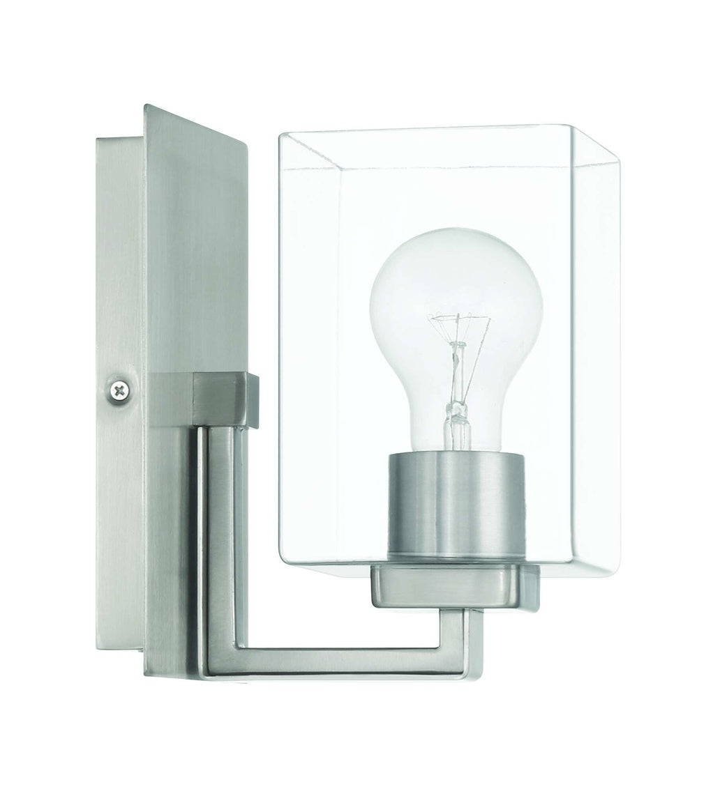 Craftmade - 18506BNK1 - One Light Wall Sconce - McClane - Brushed Polished Nickel