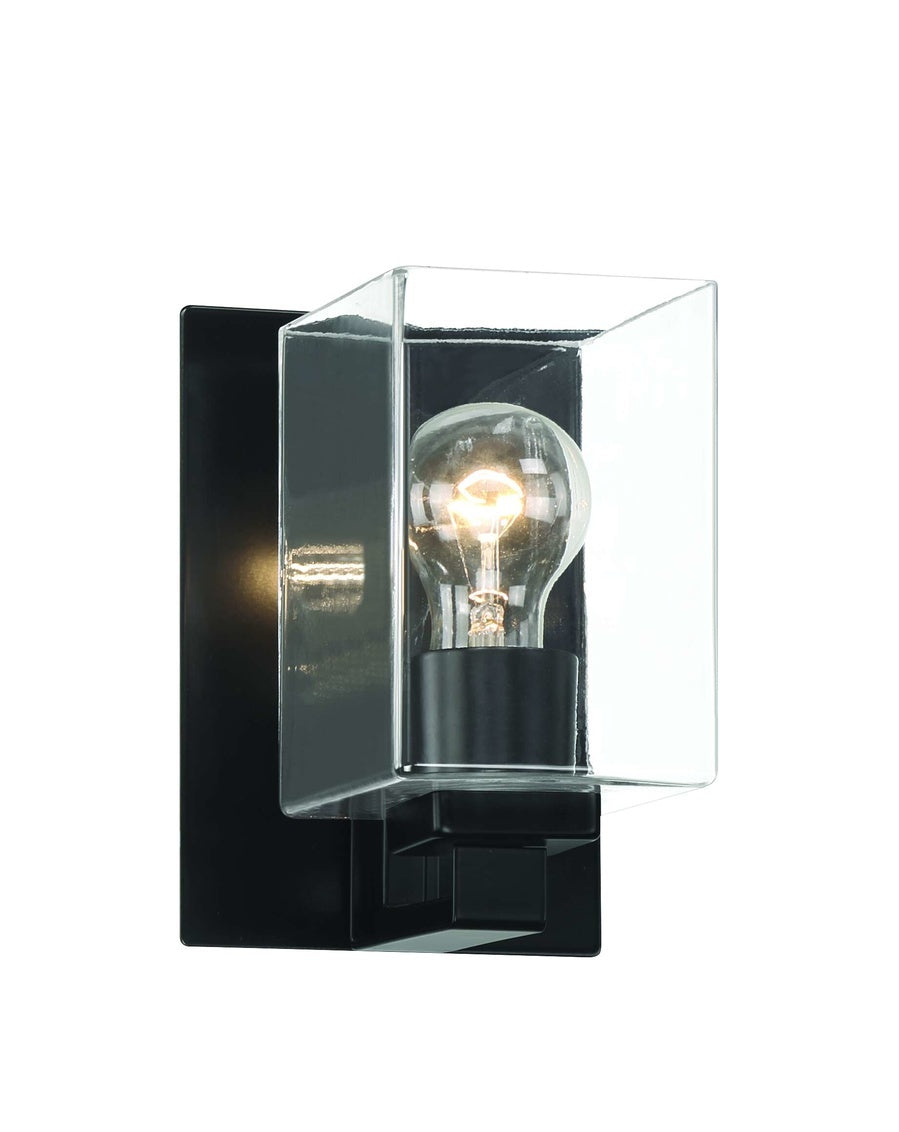Craftmade - 18506FB1 - One Light Wall Sconce - McClane - Flat Black