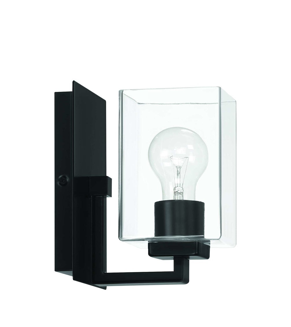 Craftmade - 18506FB1 - One Light Wall Sconce - McClane - Flat Black
