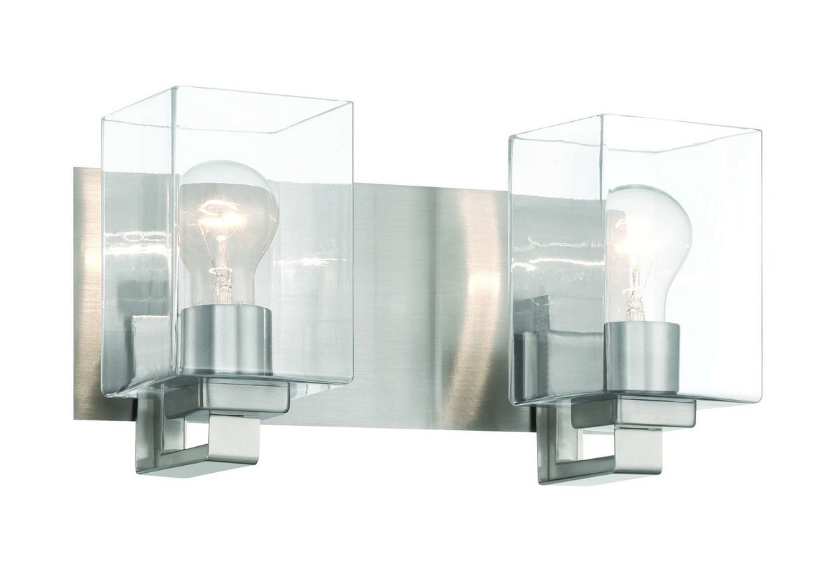 Craftmade - 18514BNK2 - Two Light Vanity - McClane - Brushed Polished Nickel
