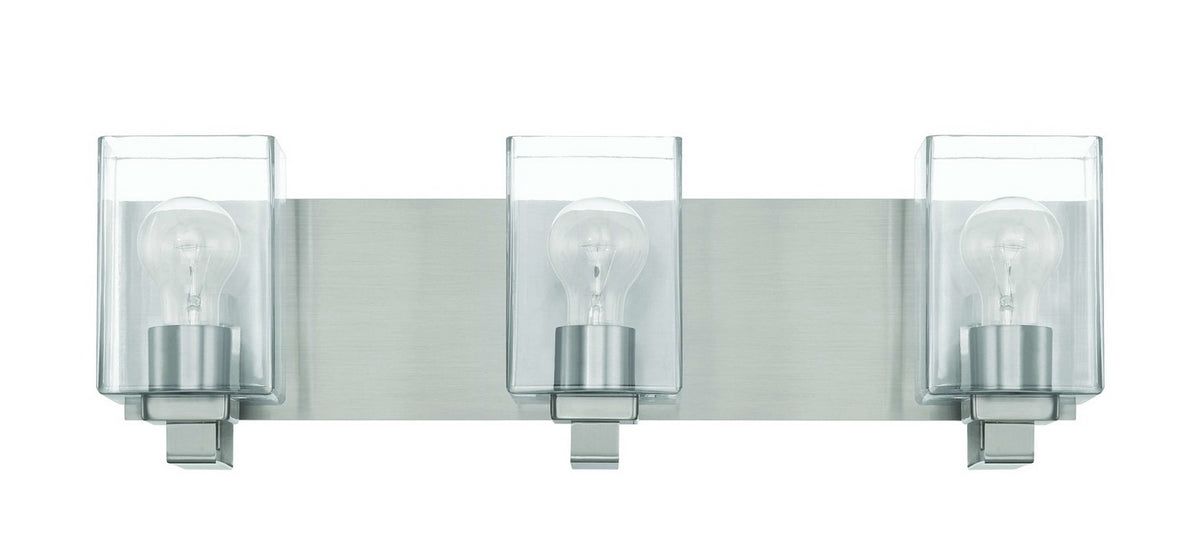 Craftmade - 18524BNK3 - Three Light Vanity - McClane - Brushed Polished Nickel