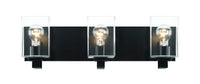 Craftmade - 18524FB3 - Three Light Vanity - McClane - Flat Black