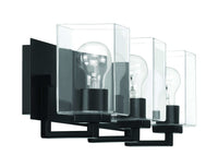 Craftmade - 18524FB3 - Three Light Vanity - McClane - Flat Black