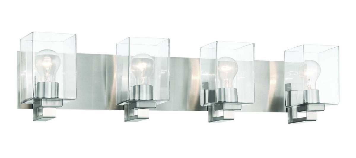 Craftmade - 18532BNK4 - Four Light Vanity - McClane - Brushed Polished Nickel