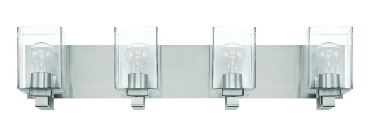 Craftmade - 18532BNK4 - Four Light Vanity - McClane - Brushed Polished Nickel