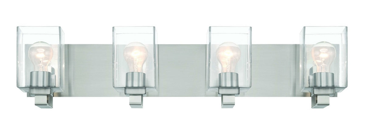 Craftmade - 18532BNK4 - Four Light Vanity - McClane - Brushed Polished Nickel