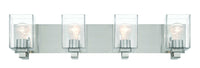 Craftmade - 18532BNK4 - Four Light Vanity - McClane - Brushed Polished Nickel