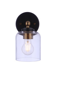 Craftmade - 18705FBSB1 - One Light Wall Sconce - Coppa - Flat Black/Satin Brass
