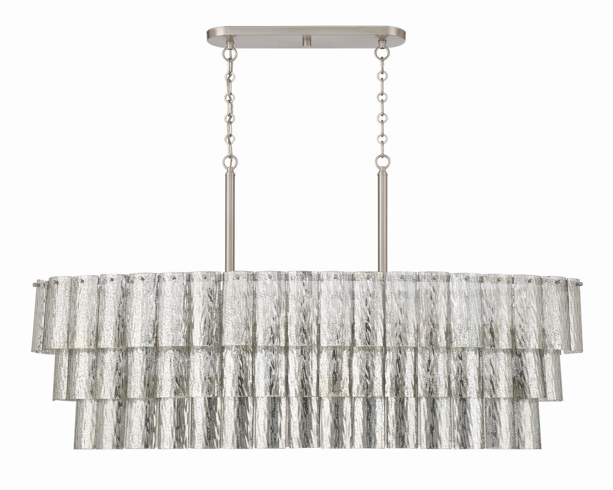 Craftmade - 48677-BNK - Seven Light Island Pendant - Museo - Brushed Polished Nickel