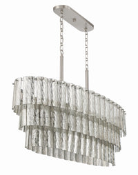 Craftmade - 48677-BNK - Seven Light Island Pendant - Museo - Brushed Polished Nickel