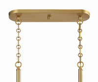 Craftmade - 48677-SB - Seven Light Island Pendant - Museo - Satin Brass