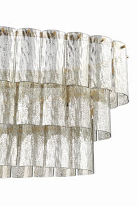 Craftmade - 48677-SB - Seven Light Island Pendant - Museo - Satin Brass
