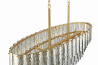 Craftmade - 48677-SB - Seven Light Island Pendant - Museo - Satin Brass