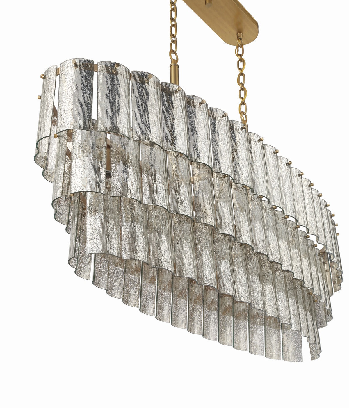 Craftmade - 48677-SB - Seven Light Island Pendant - Museo - Satin Brass