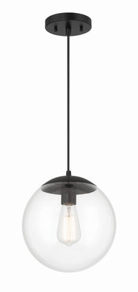 Craftmade - 56891-FB - One Light Pendant - Gaze - Flat Black