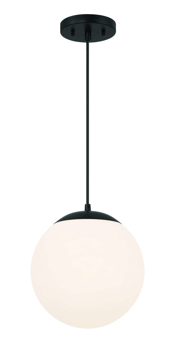 Craftmade - 56891-FB-WG - One Light Pendant - Gaze - Flat Black