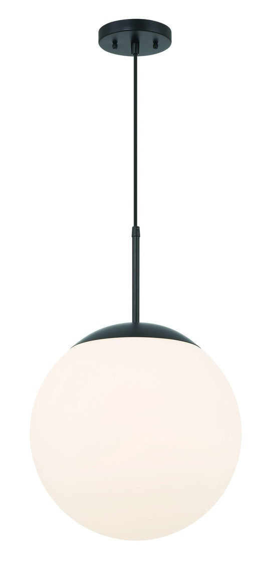 Craftmade - 56892-FB-WG - One Light Pendant - Gaze - Flat Black
