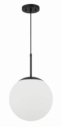 Craftmade - 56892-FB-WG - One Light Pendant - Gaze - Flat Black