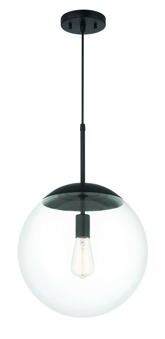 Craftmade - 56893-FB - One Light Pendant - Gaze - Flat Black