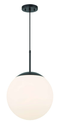 Craftmade - 56893-FB-WG - One Light Pendant - Gaze - Flat Black