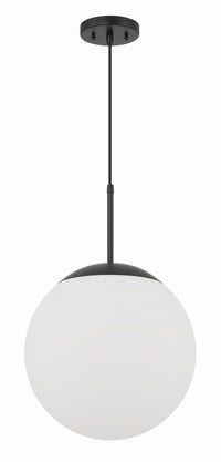Craftmade - 56893-FB-WG - One Light Pendant - Gaze - Flat Black