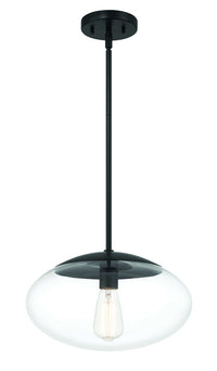 Craftmade - 56894-FB - One Light Pendant - Gaze - Flat Black