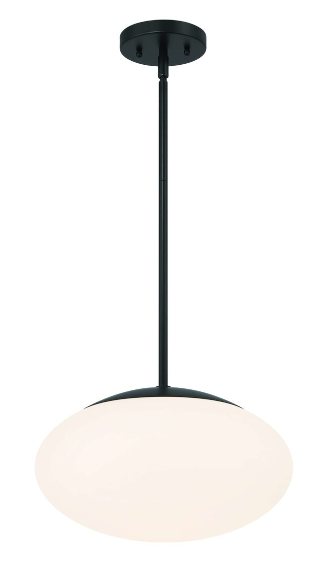 Craftmade - 56894-FB-WG - One Light Pendant - Gaze - Flat Black