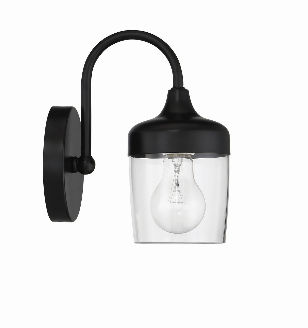 Craftmade - 58101-FB - One Light Wall Sconce - Wrenn - Flat Black