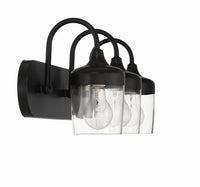 Craftmade - 58103-FB - Three Light Vanity - Wrenn - Flat Black